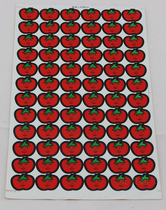 Kindergarten Reward Stickers Praise Encouragement Stickers Stickers Childrens Apple Smiley Face Decals Self-adhesive Baby Wall Stickers