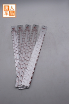 Thickening paint ratio ruler car paint color matching scale varnish curing agent thinner alloy 35cm