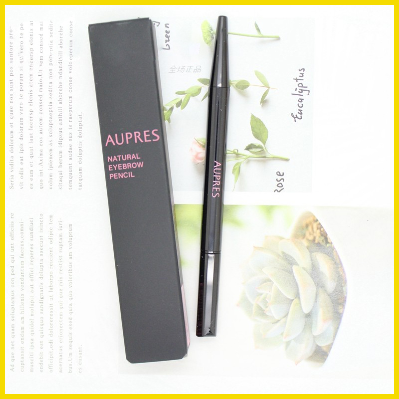 AUPRES Europole Delicate Natural Brow Pen Refill Easy To Color Deep Brown Light Brown Pencil black refill for 23 years