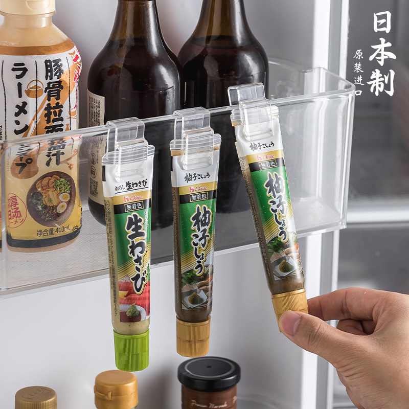 Japan imported mustard sauce inverted refrigerator side door special Japanese-style green mustard root paste mounted frame