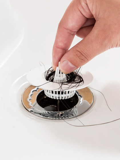 日本浴室地漏下水道毛发过滤网洗手池头发防堵神器水槽洗菜盆提笼