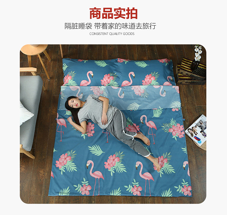 Giặt bông di động người lớn du lịch bẩn bẩn bẩn chống bẩn du lịch túi ngủ khách sạn sức khỏe khách sạn đôi kén ngủ văn phòng