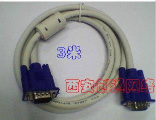 VGA Line 3 4 White VGA Gong Public Line Display Projector Signal Line 3 m