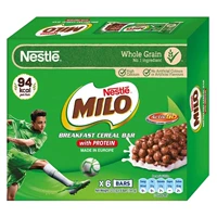 Гонконг Nestlé Milo Milo Cocoa дает палку 23,5 г × 6 энергетическая палка Дети дети кукурузные питания завтрак