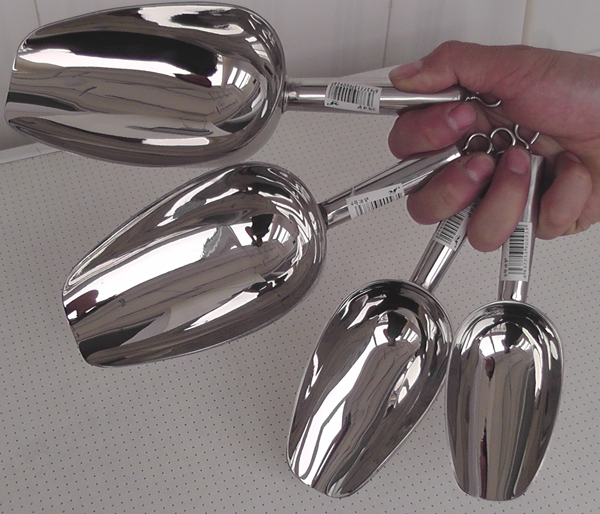 Thickened stainless steel ice shovel rice shovel raw material shovel grain shovel ice sugar shovel tea shovel baking apparatus-Taobao