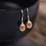 Tide, натуральные изысканные маленькие серьги из жемчуга, простой и элегантный дизайн, популярно в интернете