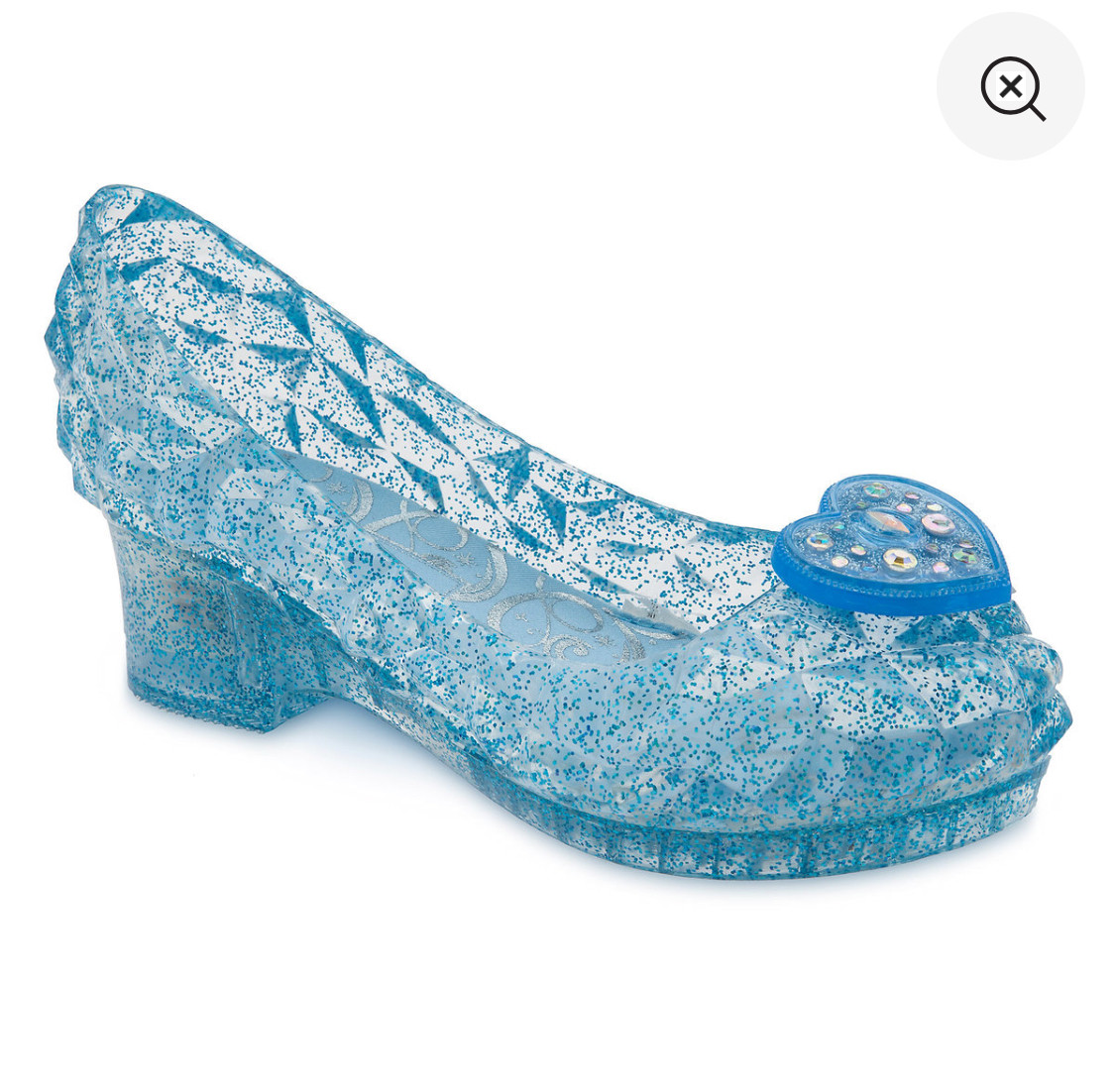 (DISNEY US Buy back) Spot 2018 Cinderella Princess Child High heel Luminous Gown Shoes