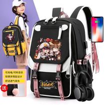 Rugged World Anime Thunder Lions Perimeter school bags Men and women High primary and middle school students Large capacity Cartoon Double Shoulder Backpack