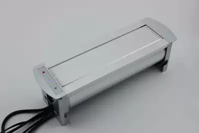 Electric flip desktop socket multimedia countertop wiring information box conference rotating integrated power supply no welding