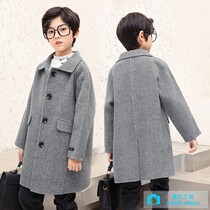Boy Clothing Boy Gross Fur Coat Autumn Winter New Children Double Face Sheep Suede Big Clothes CUHK Fairy Wool Jacket