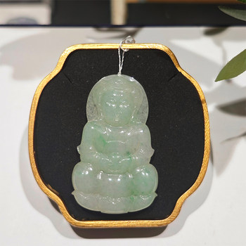 Colorful yunnan jade guanyin pendant