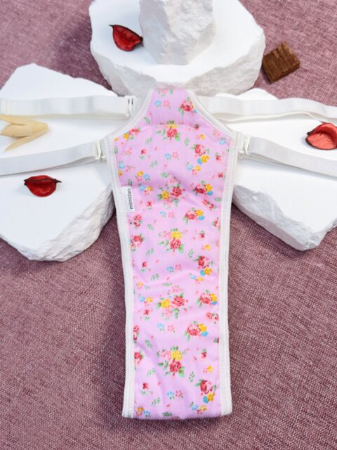 Yanse H087 double waistband pure cotton quilted sanitary belt menstrual belt unisex functional underwear menstrual pants