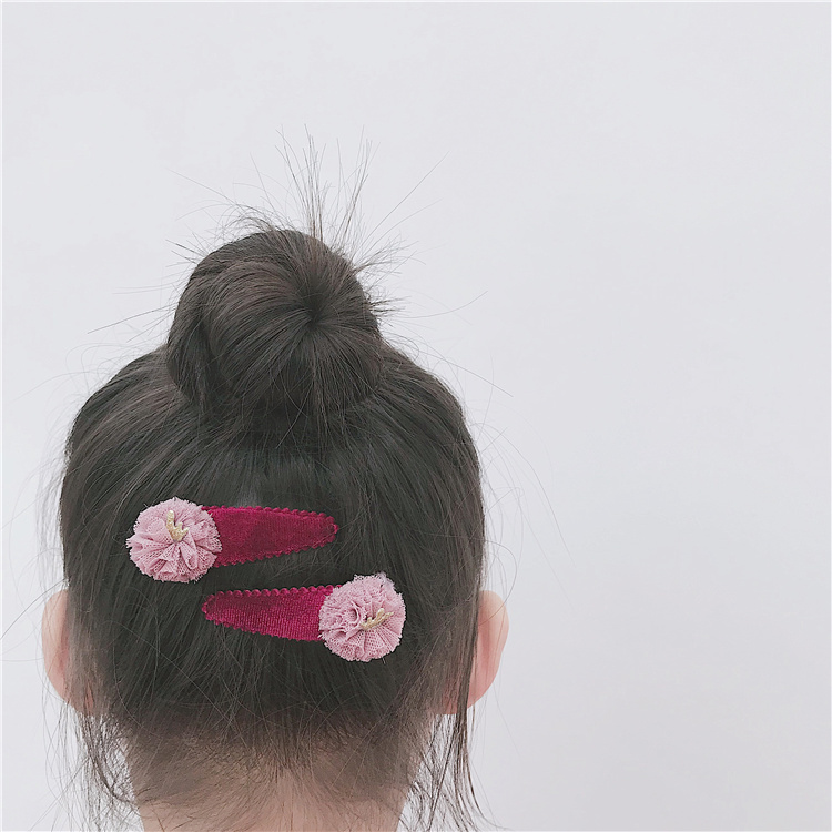 MOMSMADE phụ kiện tóc cho trẻ em Hàn Quốc Cặp đôi kẹp tóc dễ thương của cô gái BB clip tóc gãy clip trang sức đầu năm mới - Phụ kiện tóc cài tóc cô dâu