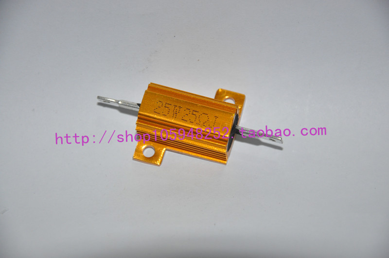 Aluminum Shell Resistance 25W25RJ Precision Aluminum Shell Resistance RX24-25W25RJ 25 Ohm