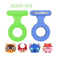 Синий+светящийся зеленый