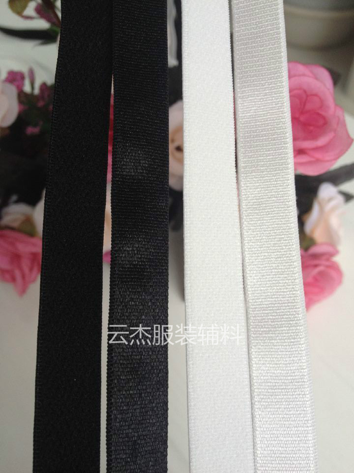 Shanghai Love Clothes Accessories Good Quality Suede High Elastic Webbing Flex Lingerie Strap Boutique Premium Quality