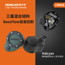 AAW Jade Bird Halcyon Electrostatic Dynamic Iron Moving Coil Hybrid Unit In-Ear Headphones Earplugs Round Soundtrack Licensed