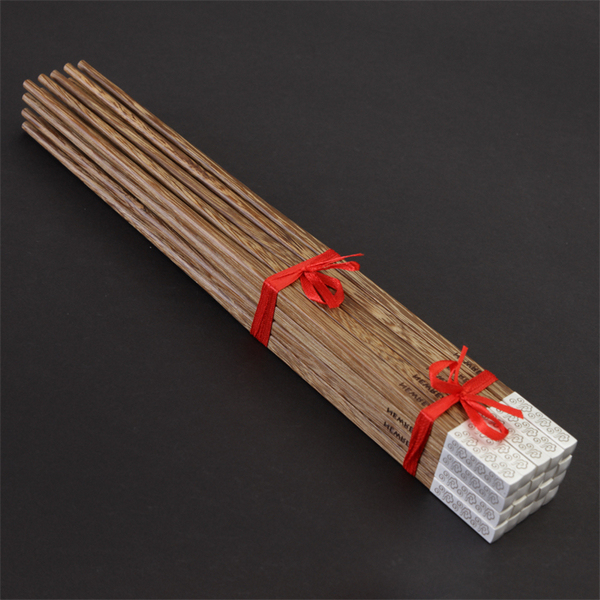 Newrea Cutting-Edge Matte Silver Chicken Wing Wood Chopsticks Genuine Kitchenware High-End Tableware Set Jcwyf2