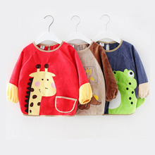 婴儿吃饭衣防水反穿衣围裙儿童围