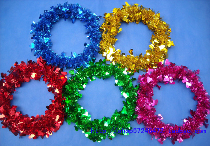 Games Opening ceremony Flower Ring props Plastic bright silk steel wire ring Kindergarten Flower Gymnastics Gymnastics March Wholesale