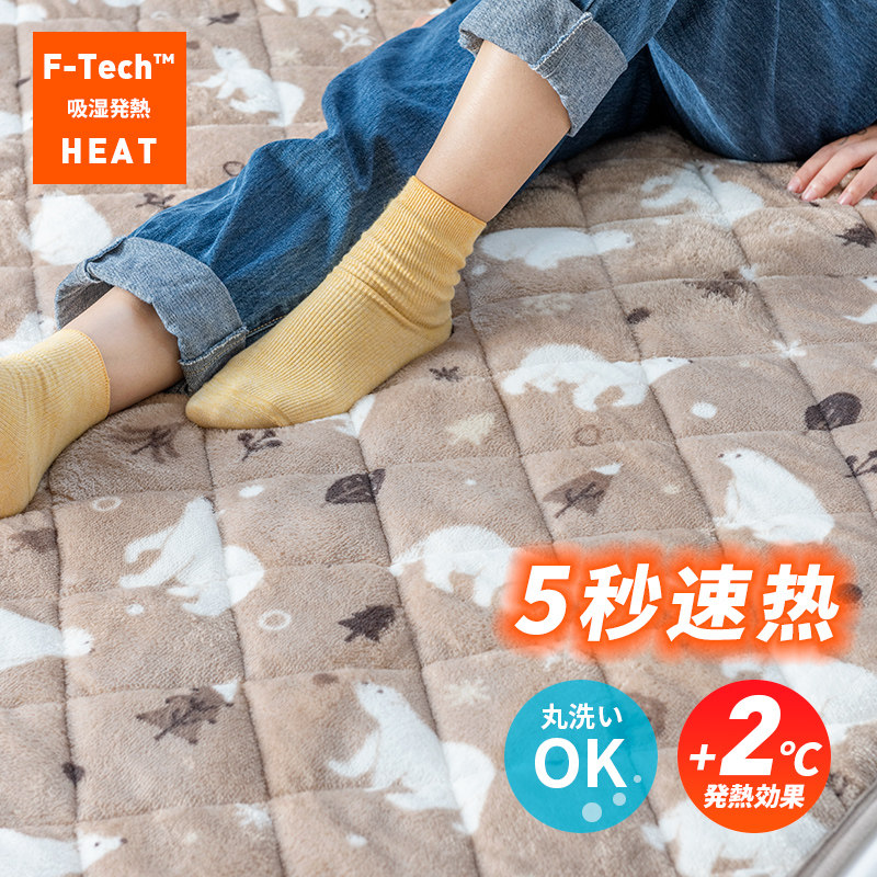 Japan Moisture Absorption Heat Flannel Mattress Winter Student Dormitory Single 1 5 m Thickened Warm Pad Bedding