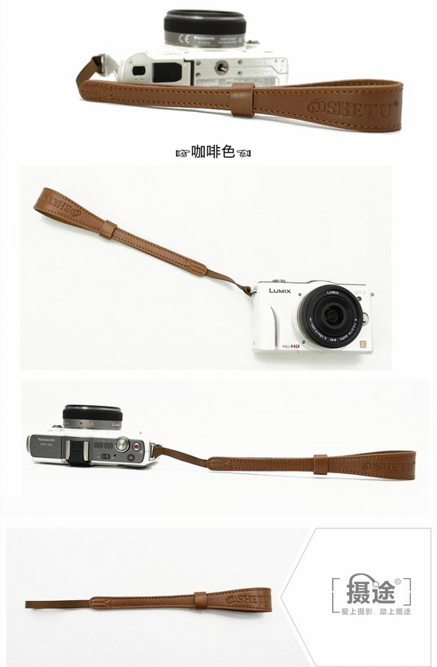 Chụp ảnh mới micro đơn đeo tay máy ảnh Sony a5100a7r Dây đeo tay máy ảnh Polaroid Dây đeo cổ tay Canon SLR - Phụ kiện máy ảnh DSLR / đơn chân máy ảnh sony