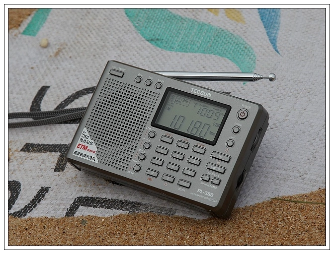 Original Tecsun PL-380 Full Band Radio Digital Demodulation Stereo PLL Portable Radio FM /LW/SW/MW DSP Receiver Radio AM android mp3 player