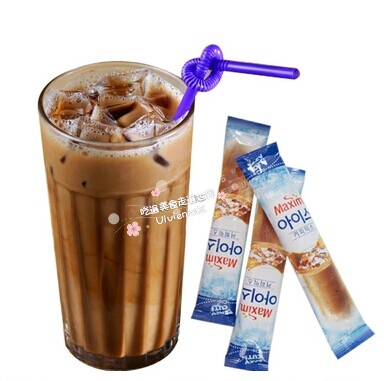 (South Korea) Maxim Maxim ICE iced coffee single strip of cold water for instant iced coffee 13g