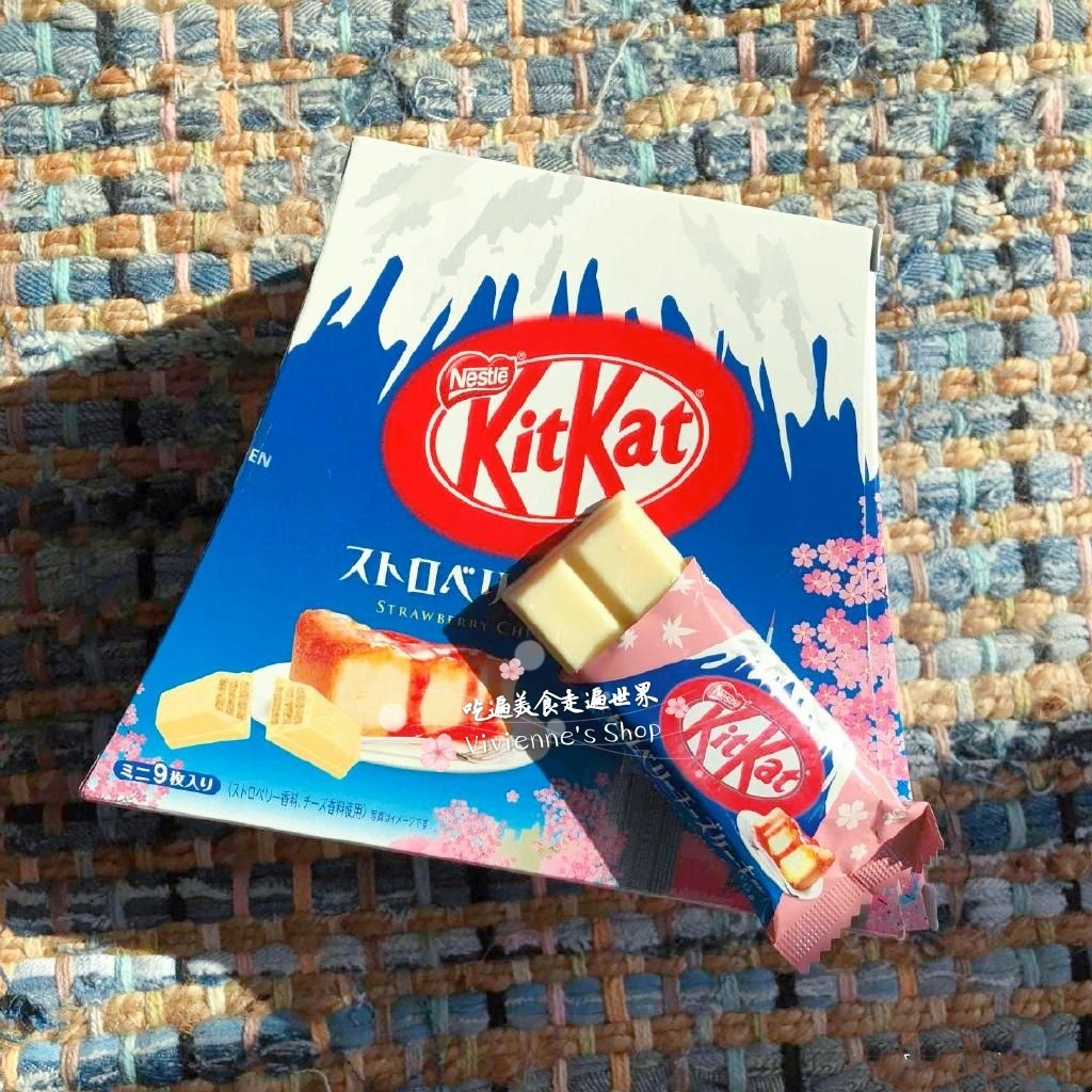 Japanese Nestle Nestle Kitkat Fuji Mountain Limited Strawberry Cheesecake White Chocolate Weihua