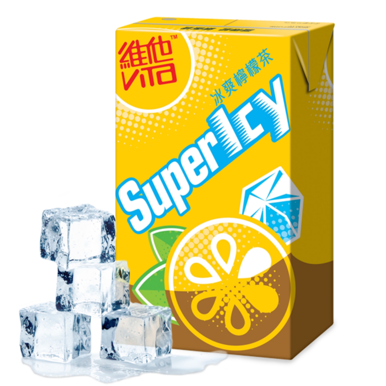 (Hong Kong) Vitamin Vita Astringent Superlcy Lemon Tea Ice Cream Lemon Tea 250ml