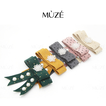 Butterfly Knot Brooch Decoration Buckle Handmade Wearing Pearl Light Lavish Style Board Room Curtain Head INS Modern Brief Hang