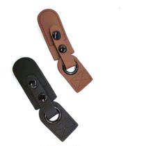 Leather windbreaker Metal buckle coat button woolen leather buckle Mens coat Sweater buckle Metal belt leather waist buckle