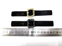 Spot leather windbreaker coat waist buckle Leather buckle decorative button Metal buckle Clothing decorative accessories custom accessories
