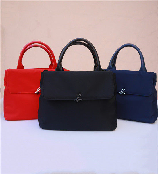 ab bag simple and versatile handbag waterproof nylon solid color single shoulder messenger commuter casual women's bag