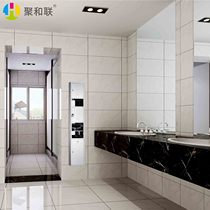 Hotel engineering products Surface mounted three-in-one paper towel rack with hand dryer Stainless steel hand paper box with trash can