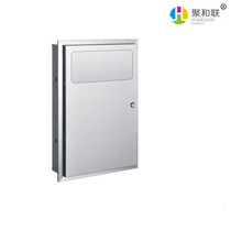 Custom 304 stainless steel trash can Hotel trash can hidden trash can Hotel bathroom trash can