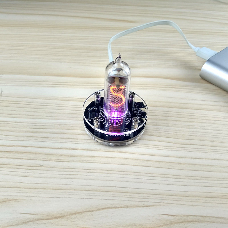 单管IN-14辉光钟 IN14 nixie clock
