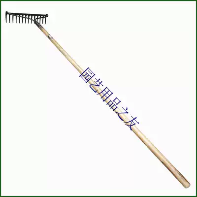 Jiuzaji all-steel reinforced 14-tooth rake agricultural rake with a total length of 1 56 meters