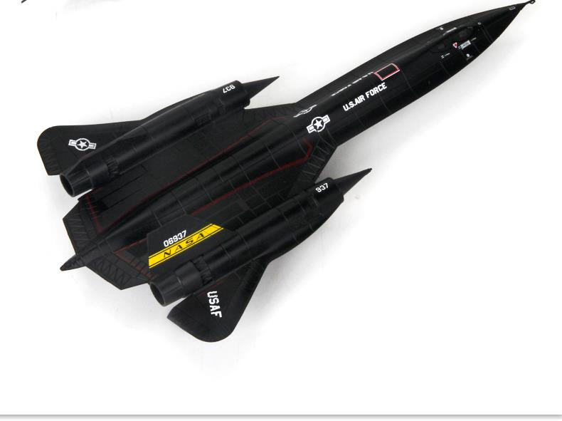 Cao cấp 144 đồ trang trí 71a1: mô hình srsr71 Mô phỏng máy bay trinh sát Telbo blackbird mô phỏng - hợp kim - Mô hình máy bay / Xe & mô hình tàu / Người lính mô hình / Drone máy bay cảm ứng
