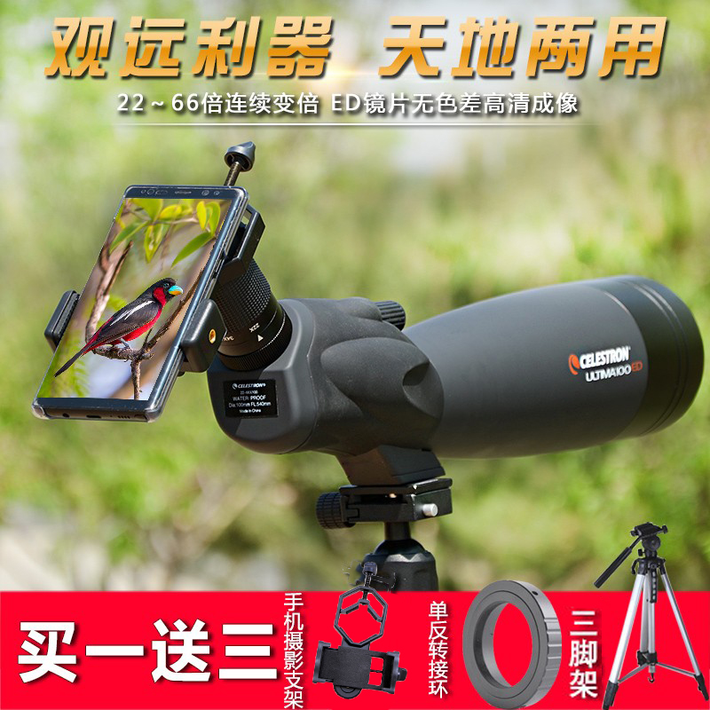 US Startrand C20-60X80A 100A View Bird Mirror ED Single-Barrel Telescope High-Definition Microlight Night Vision