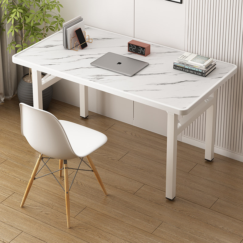 Foldable computer desk simple dining table Home bedroom desk Simple modern student writing desk Rent small table