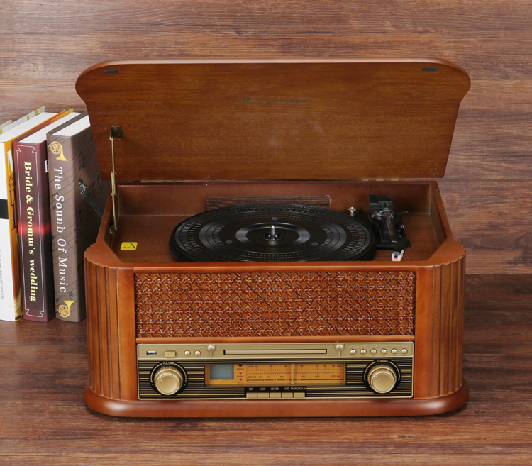 bán máy nghe nhạc đĩa than cổ	 Máy ghi âm LP Hengxin retro ghi âm máy nghe nhạc ghi đĩa cũ lỗi máy cd máy phát radio Bluetooth cassette - Máy hát 	đầu đĩa than denon dp-1200