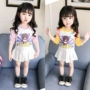 Váy bé gái dài tay bé gái Váy cotton Hàn Quốc Áo len trẻ em xuân hè 2018 Mới 3 tuổi 5 váy ren dễ thương bé gái