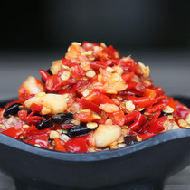 Farmhouse made handmade chop chili sauce garlic bean sauce 400g mixed rice noodles