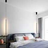 Современная и минималистичная люстра для кровати для гостиной, минималистичный светильник