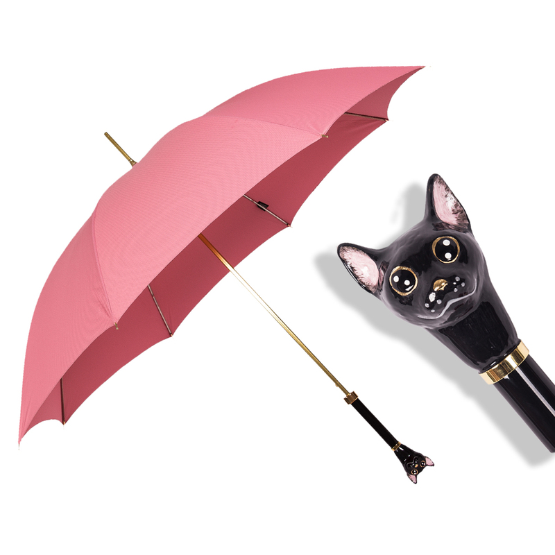 Cat Head Umbrella, Dual-Use for Sun and Rain, Animal Head, Dog Head, Flamingo, Lion Handle, Sun Protection, Long Handle, Folding Umbrella, British Style