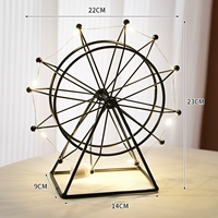 Черное крутящиеся колесо обозрения