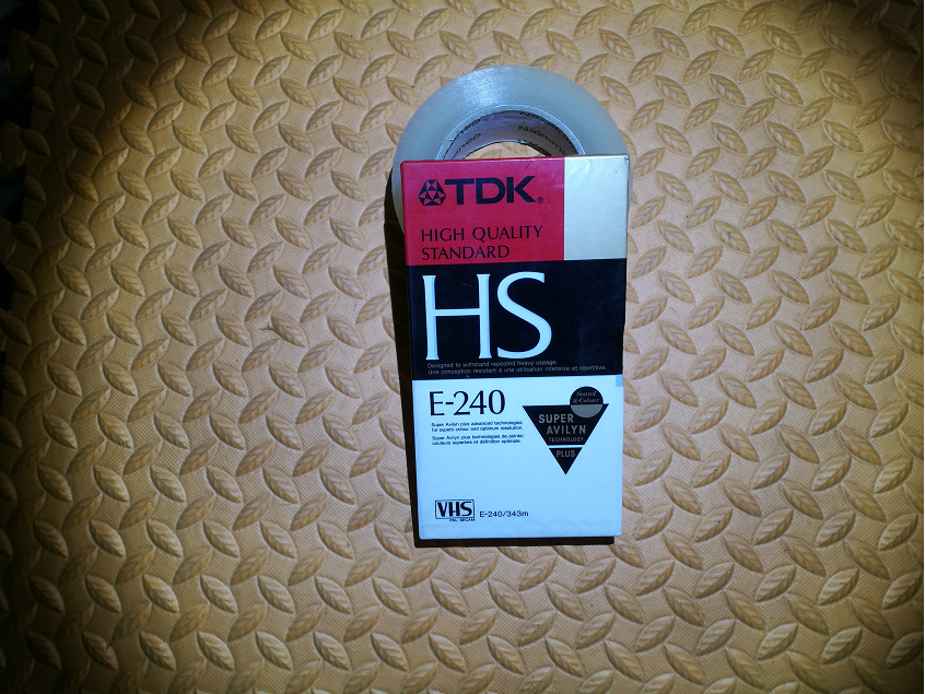 The TDK E-240 video is a big two-tenths of blank video.