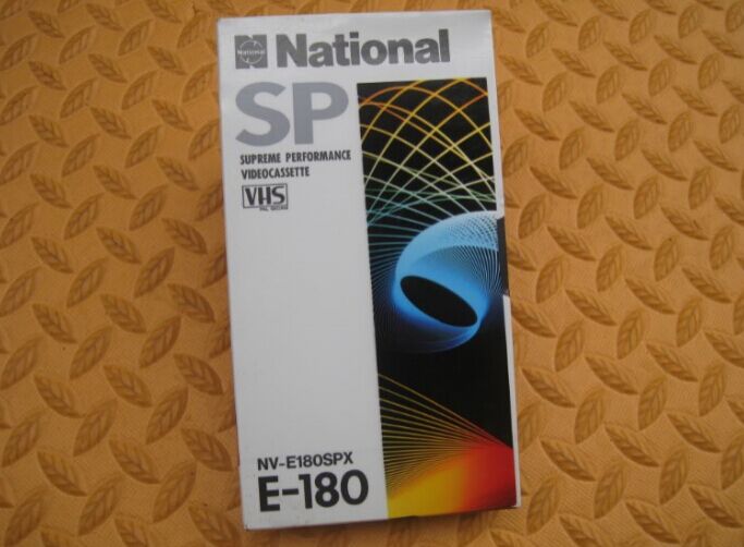 New Nissan Panasonic National SP Video E-180 VHS blank video