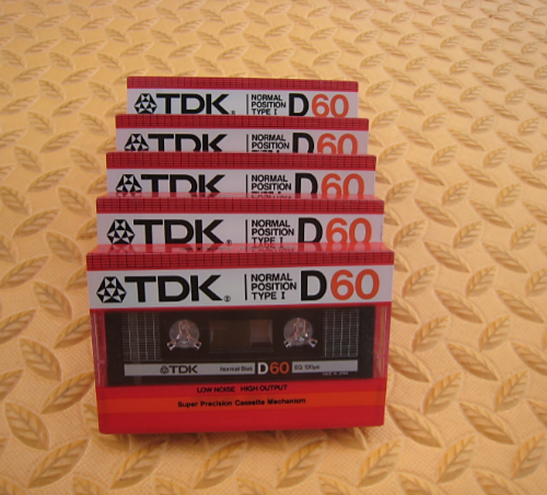 85 version TDKD60 brand new 60 min blank tape Japanese production unsealed single disc price-Taobao